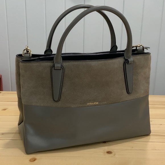 Coach Grey Borough Satchel - Picture 6 of 12